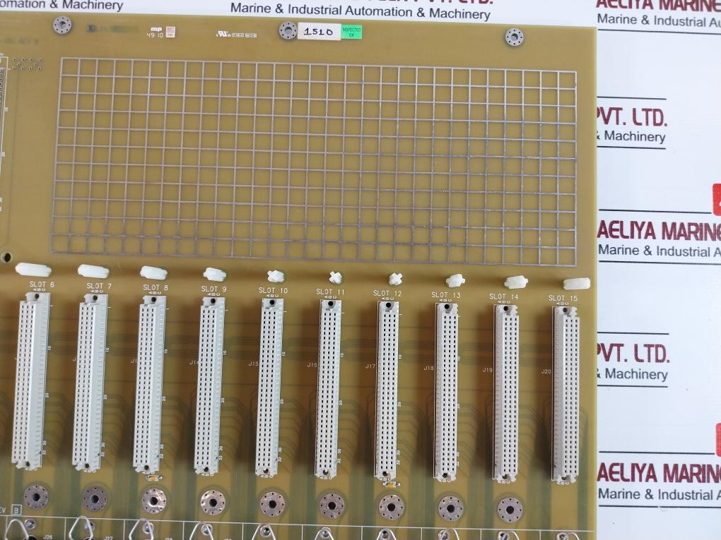 Honeywell 51401632-100 Process Board Hpm Slot 1-15 Backplane 51401632-100 Rev B