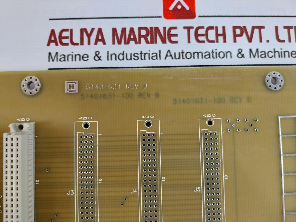 Honeywell 51401632-100 Process Board Hpm Slot 1-15 Backplane 51401632-100 Rev B