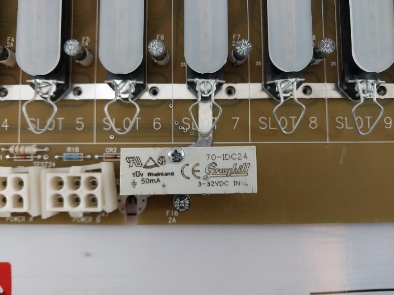 Honeywell 51401632-100 Slot 1-15 Backpanel Module 94V-0, 24Vdc Rev B