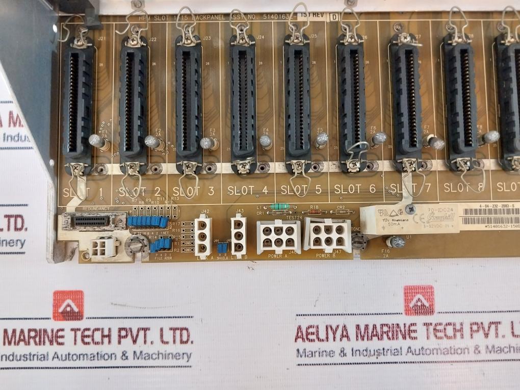 Honeywell 51401632-150/ 51401631-100 Hpm Slot 1-15 Back Panel Module