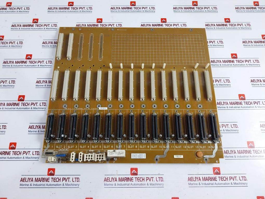 Honeywell 51401632-150 Hpm Slot 1-15 Backpanel Module D-5844-a-104 Rev.E