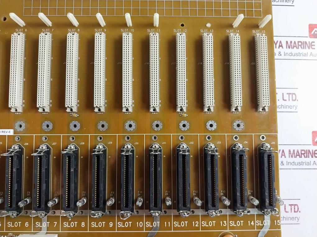 Honeywell 51401632-150 Hpm Slot 1-15 Backpanel Module D-5844-a-104 Rev.E