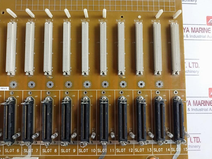Honeywell 51401632-150 Hpm Slot 1-15 Backpanel Module D-5844-a-104 Rev.E