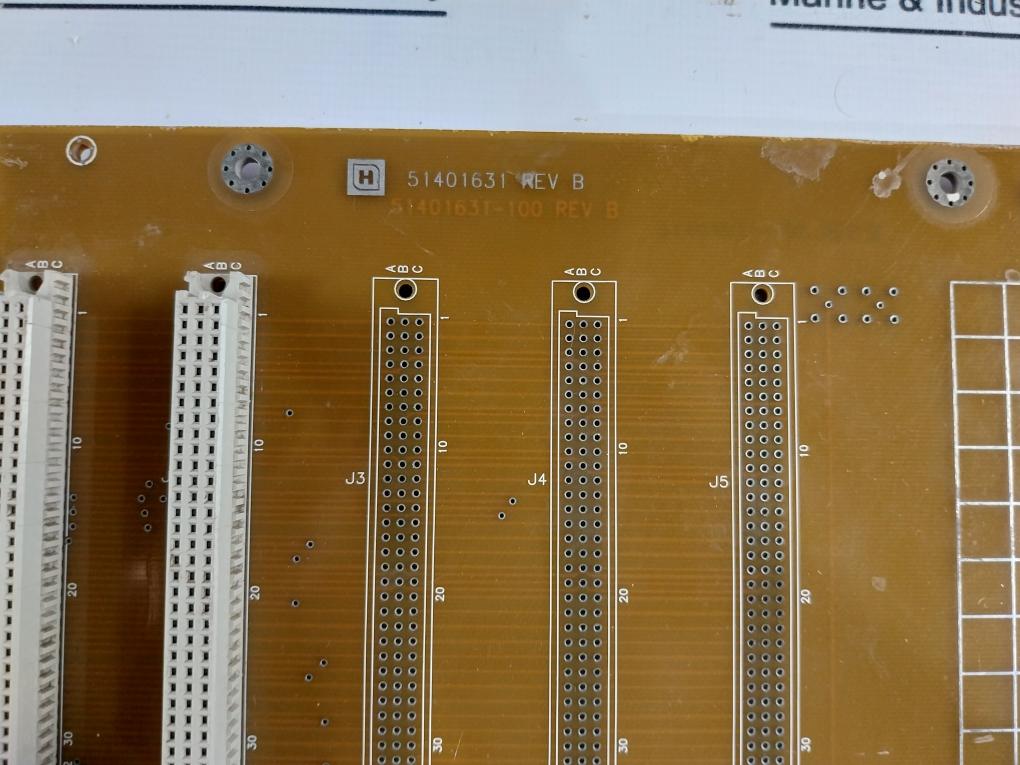 Honeywell 51401632-150 Hpm Slot 1-15 Backpanel Module D-5844-a-104 Rev.E