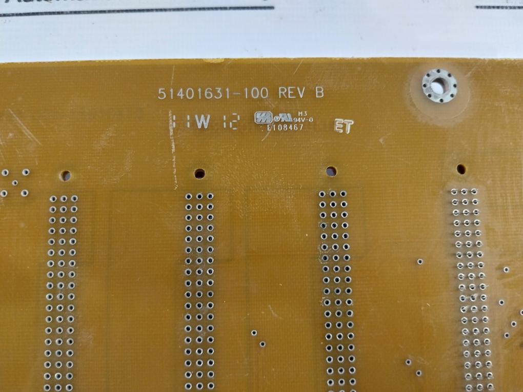 Honeywell 51401632-150 Hpm Slot 1-15 Backpanel Module D-5844-a-104 Rev.E