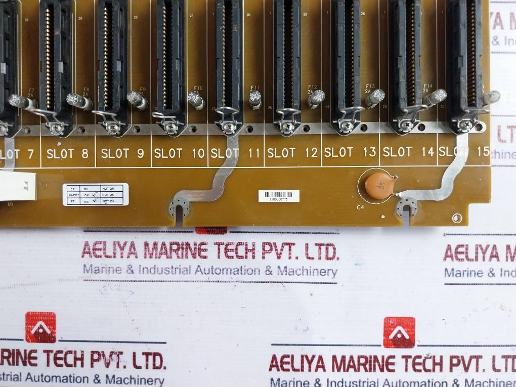 Honeywell 51401632-150 Hpm Slot 1-15 Backpanel Module D-5844-a-104 Rev.E