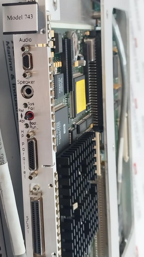 Honeywell 51402083-100 Wsi2 Memory Processor Module Board 64m W/o Ram Model 743