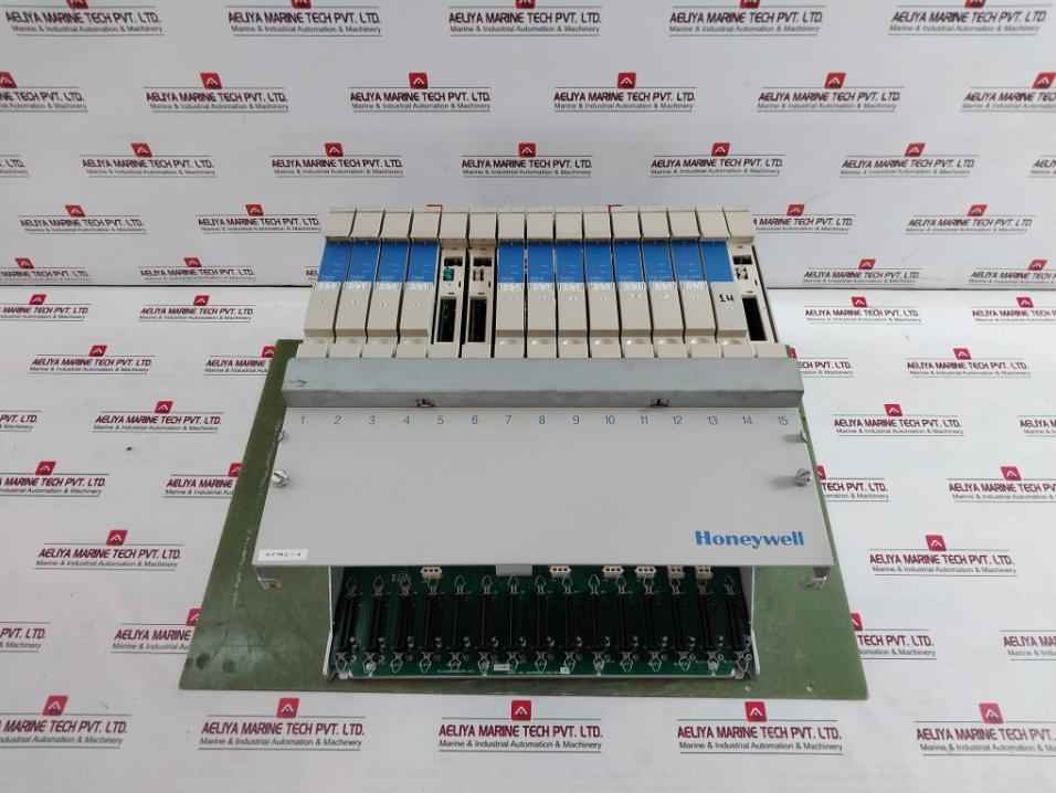 Honeywell 51402599-100 15 Slot Siom Backplane Rack System Rev: D 51401618-100