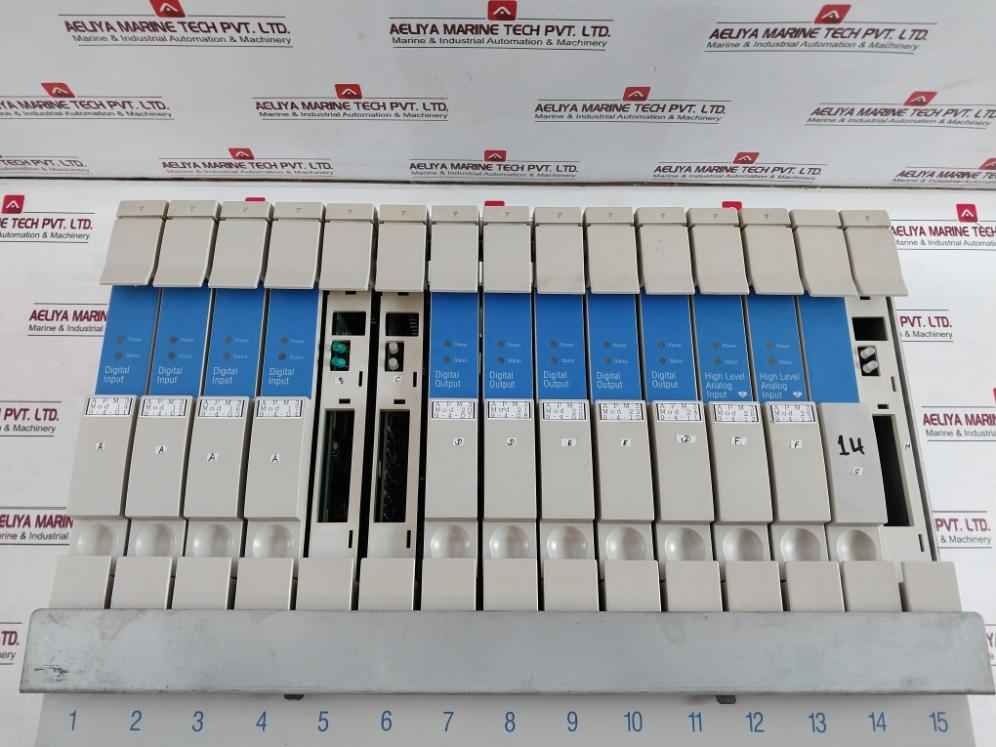 Honeywell 51402599-100 15 Slot Siom Backplane Rack System Rev: D 51401618-100