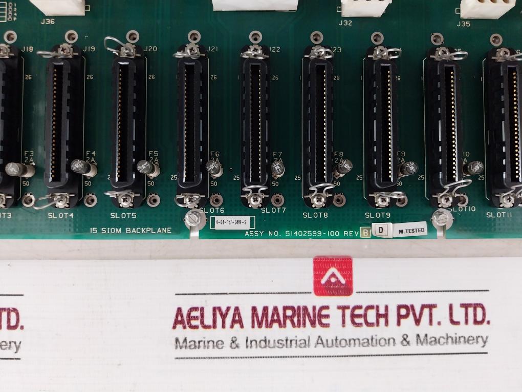 Honeywell 51402599-100 15 Slot Siom Backplane System Mu-plam02 Rev: A
