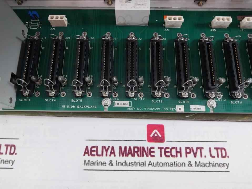 Honeywell 51402599-100 15 Slot Siom Backplane System Rev: D 51304419-100