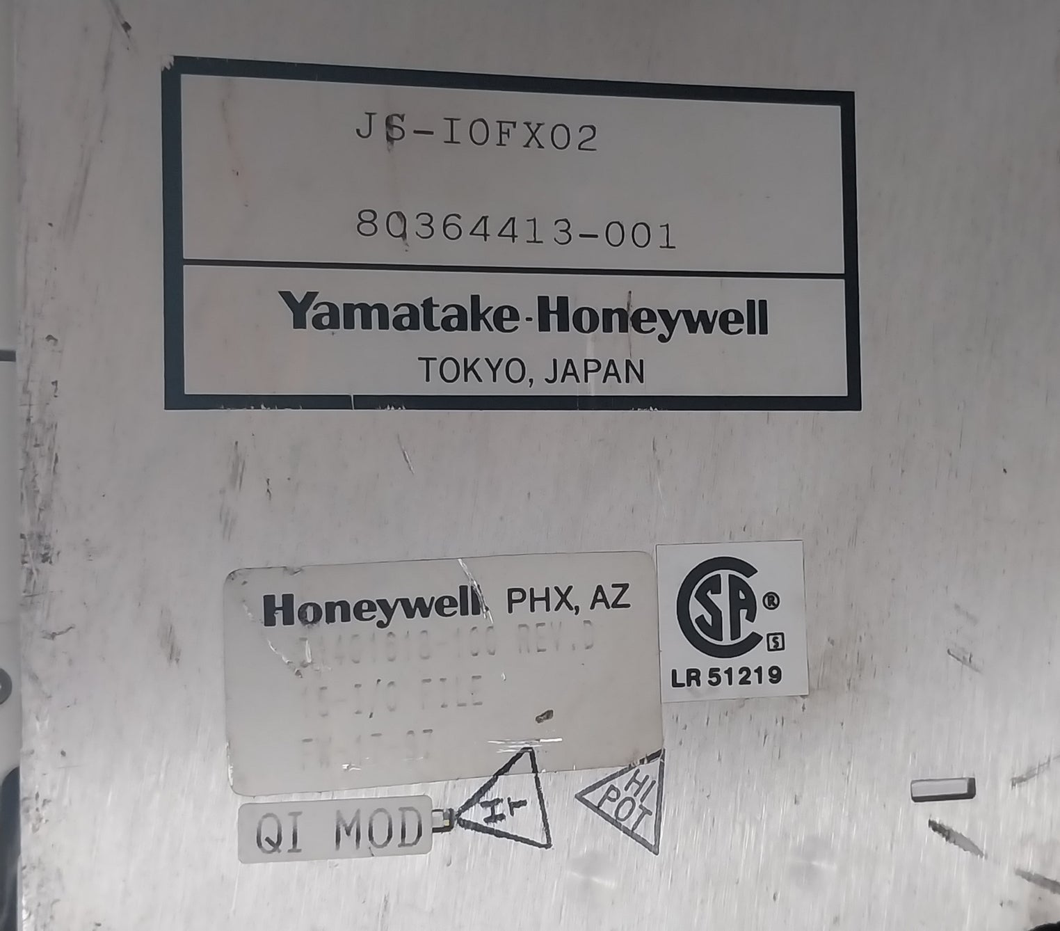 Honeywell 51402599-100 High Level Analog I/O Link Extender Rev: D 51304419-100