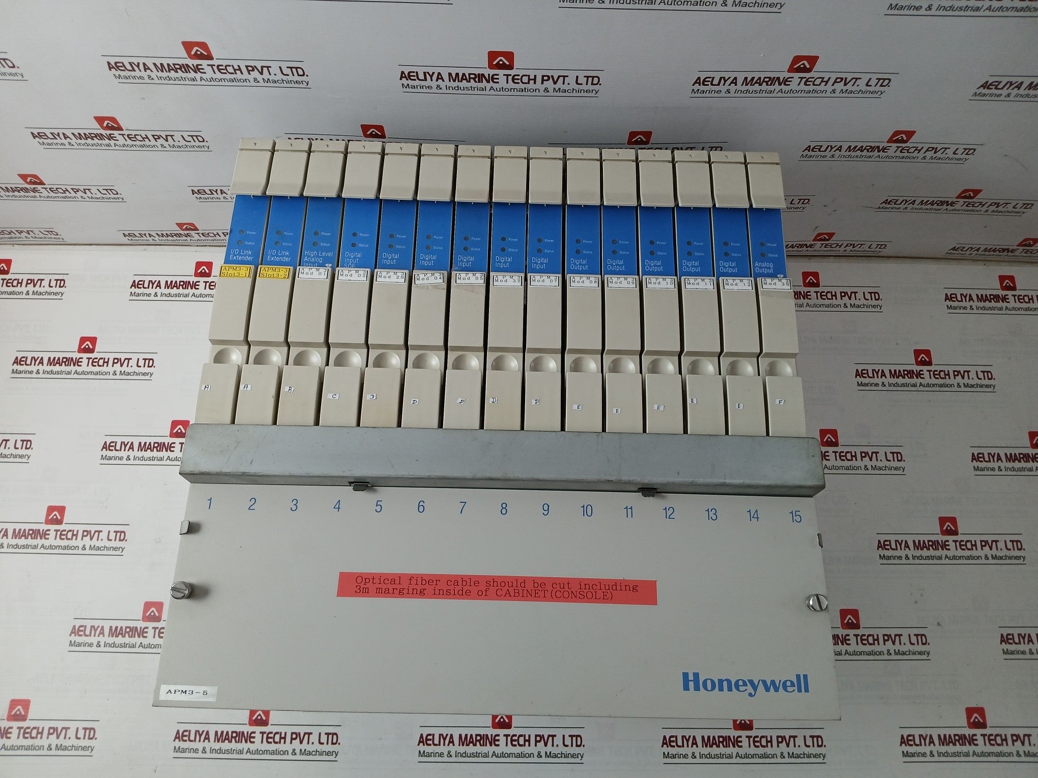 Honeywell 51402599-100 I/O Backplane Set With Modules & Cable Rev B