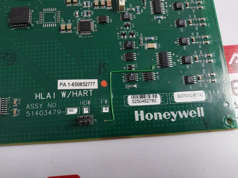 Honeywell 51403479-150 High Level Analog In W/hart Rev C M1 94v-0 51121201-101