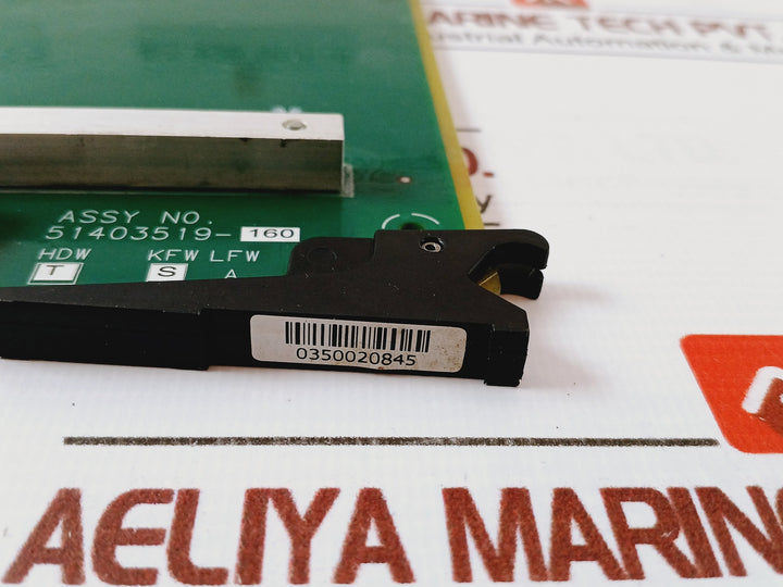 Honeywell 51403519-160 Memory Processor Module Rev D 51403518-100 0350020845