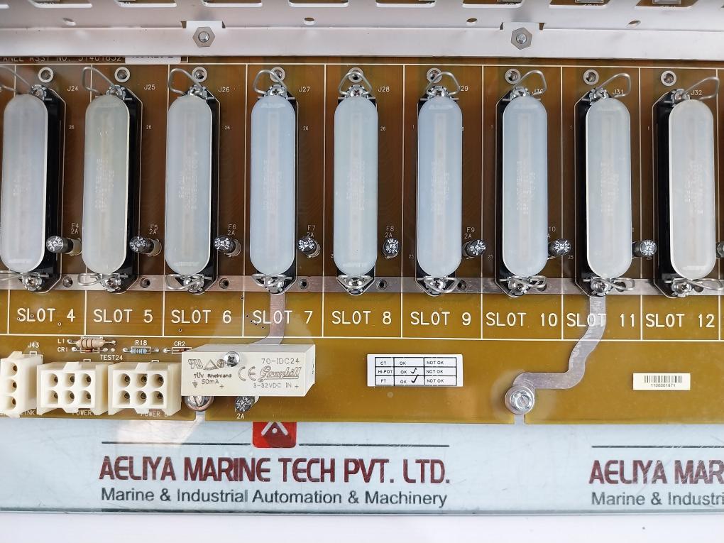 Honeywell 51404127-250 Process Manager Hpm 15 Slot C/C File Rev.C Fw-29-13