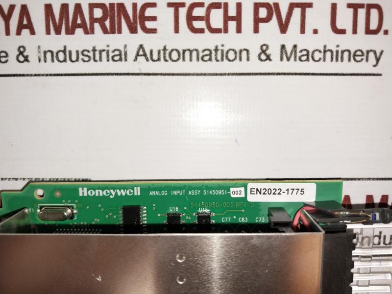 Honeywell 51450951-002 Pcb Card For Analog Input Rev.D 51450950-002 198765 94V-0