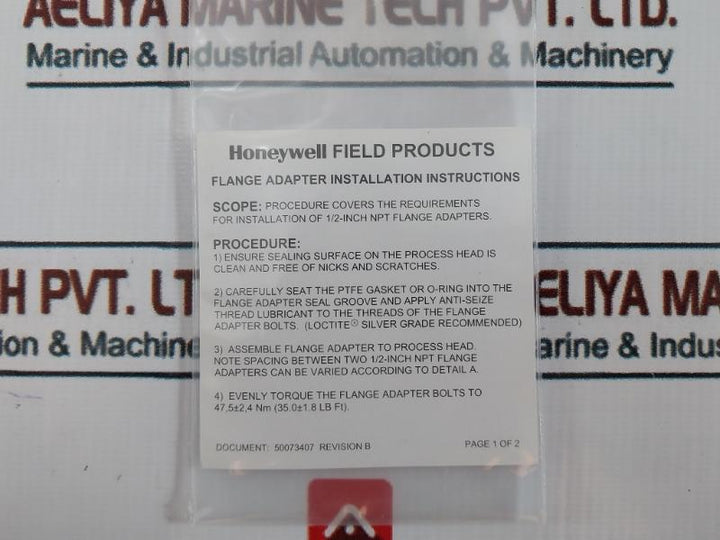 Honeywell 51452865-501 Meterbody Gasket Kit Class Fi