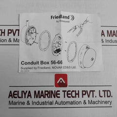 Honeywell 56-66 Friedland Conduit Box For Series 5&6 Bell Fitting