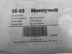 Honeywell 56-66 Friedland Conduit Box For Series 5&6 Bell Fitting