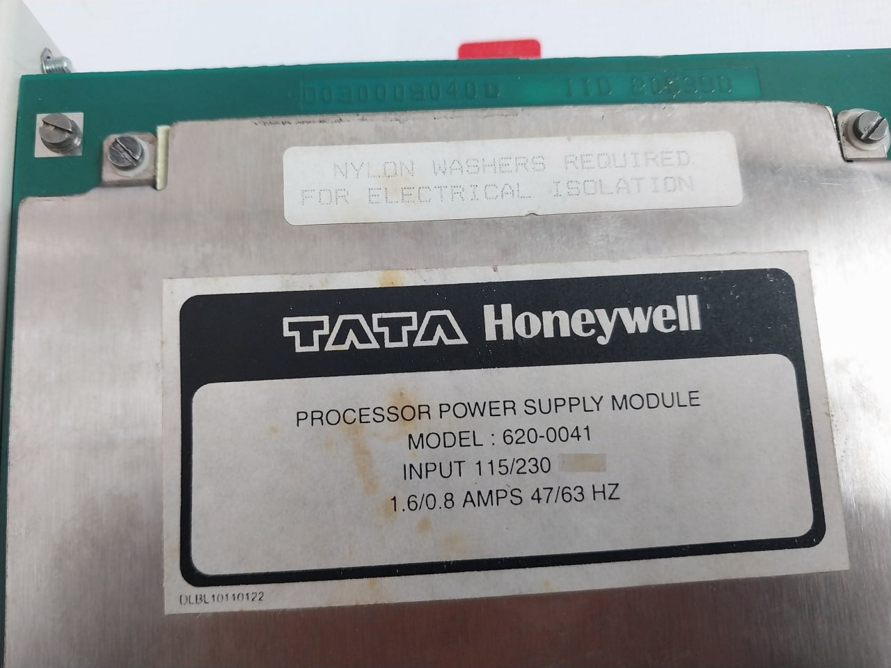 Honeywell 620-0041 Processor Power Supply Module 115/230 Vac 1.6/0.8 Amps 5Vdc