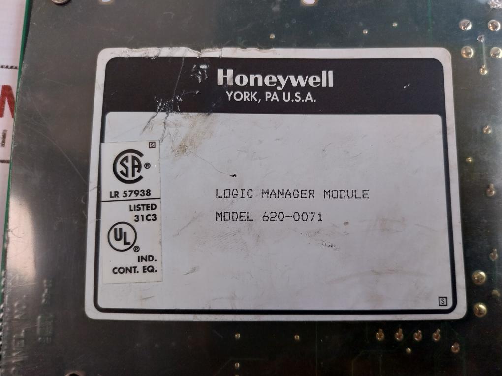 Honeywell 620-0071 Logic Manager Module 51402581-001 Rev A