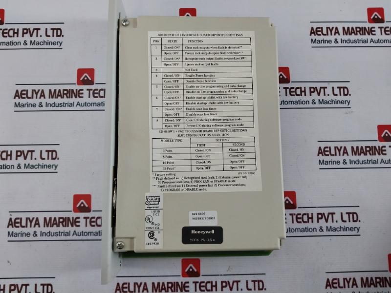 Honeywell 620-0636 Processor Module Ipc 620-06