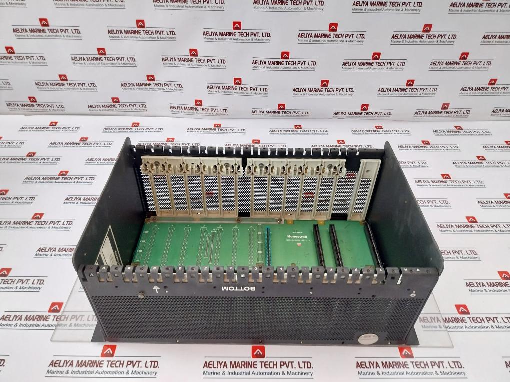 Honeywell 620-1690 14 Slot Processor Rack Chasis Plc Module 620-11/14/19 Rev. A