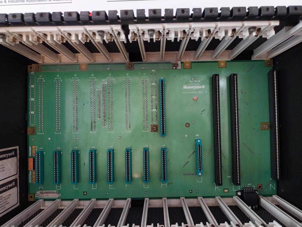 Honeywell 620-1690 14 Slot Processor Rack Chasis Plc Module 620-11/14/19 Rev. A