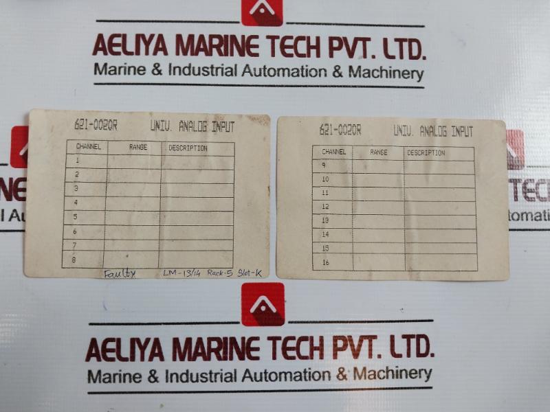Honeywell 621-0020r Universal Analog Input Module 30vac/dc Vr 1.9