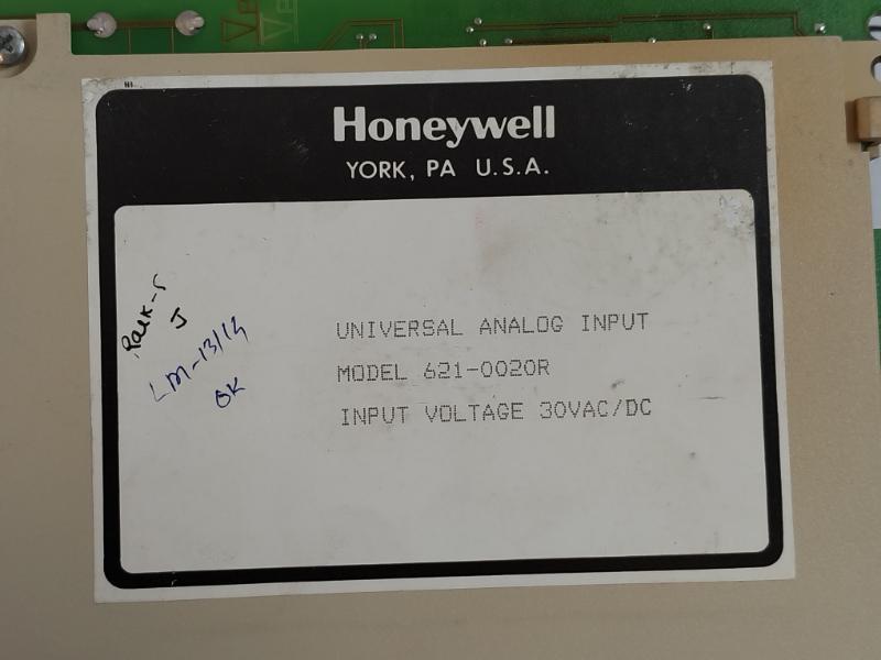 Honeywell 621-0020r Universal Analog Input Module 30vac/dc Vr 1.9