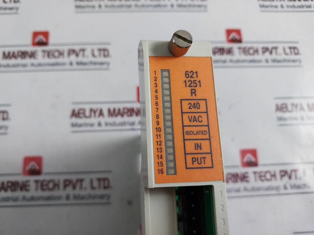 Honeywell 621-1251R 16 Point Isolated Input Module 240 VAC