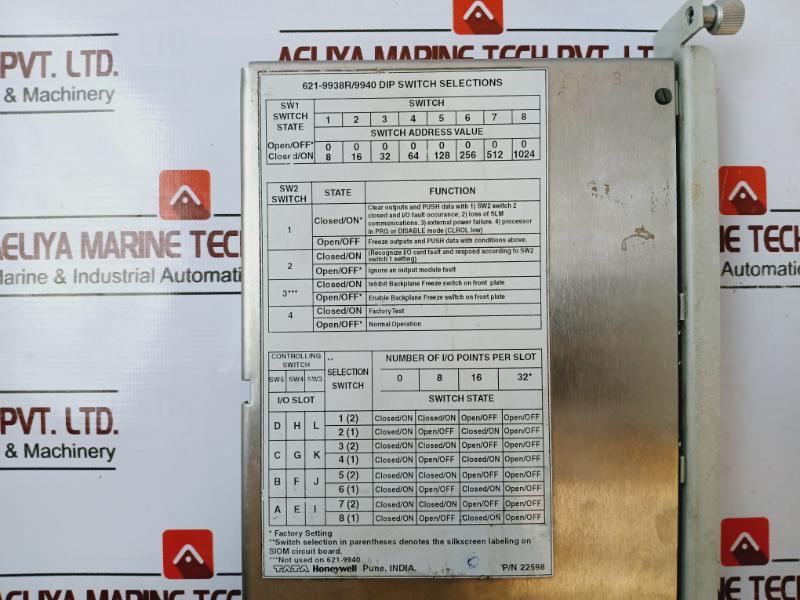 Honeywell 621-9938R Input Output Module D030009111B 22598