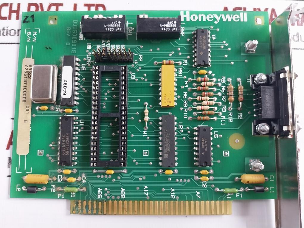 Honeywell 629-6012C Interface Circuit Board Revision D