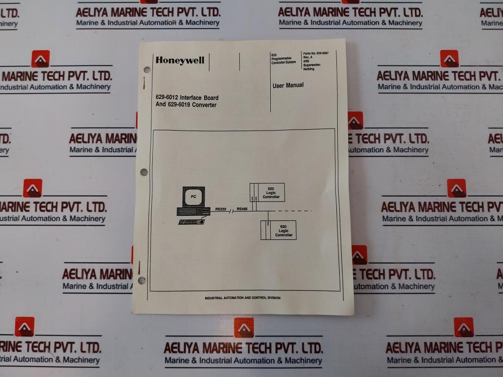 Honeywell 629-6012c Rs-485 Interface Circuit Board Rev D 94v