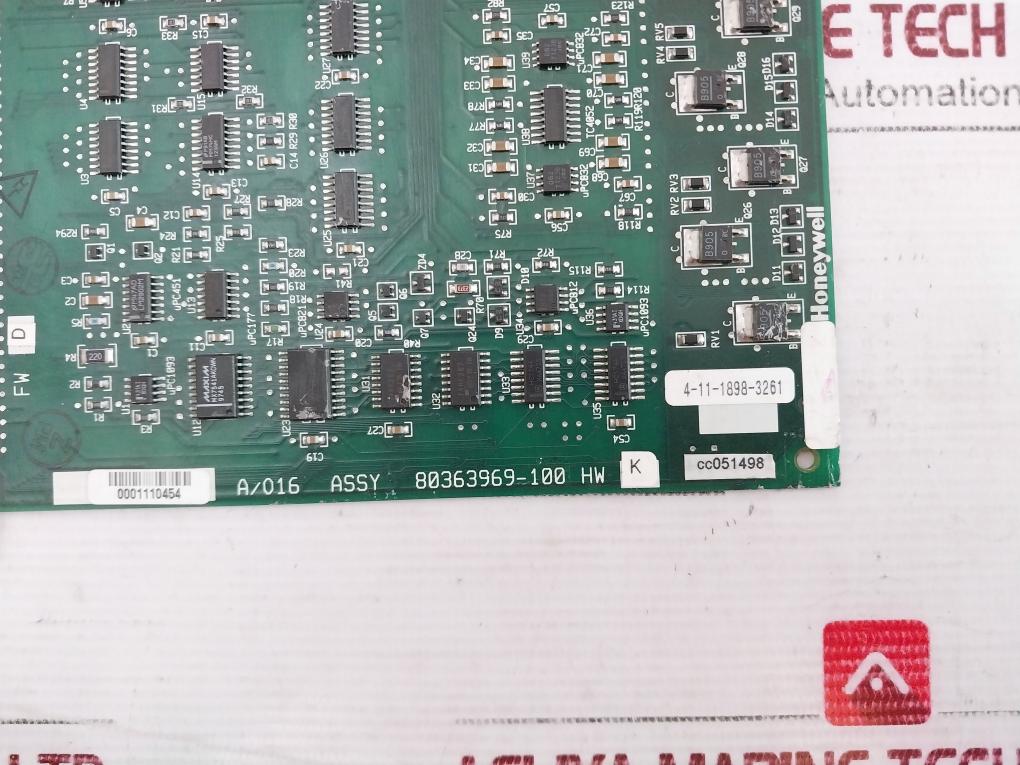 Honeywell 80363969-100 Analog Output Processor Board Rev D 4-11-1898-3261 94V-0