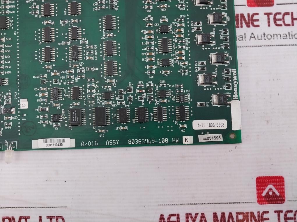 Honeywell 80363969-100 Analog Output Processor Board Rev D 80363970-100 Cc051598