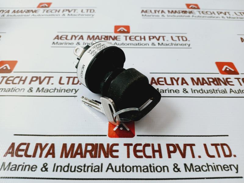 Honeywell 84830 Keylock Switch, 12vdc 20a, 24vdc 10a, 48vdc 4a