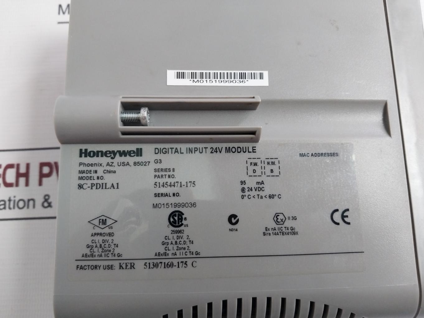 Honeywell 8C-pdila1 Ser 8 Digital Input 24V Module