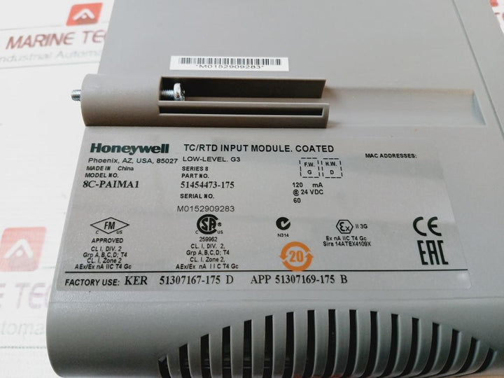 Honeywell 8c-paima1 Low Level Analog Input Rtd Module 51454473-175