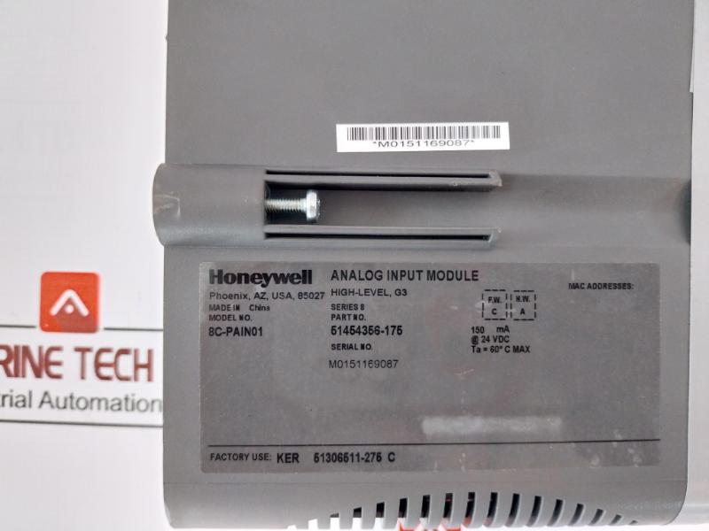 Honeywell 8c-pain01 51454356-175 Analog Input Module Series 8