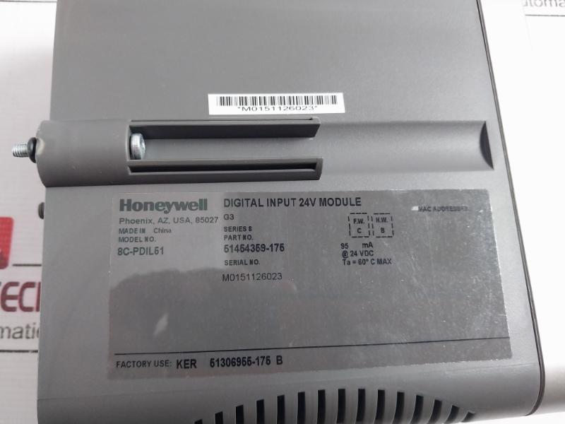 Honeywell 8c-pdil51 Digital Input 24v Module 51454359-175, 60°c