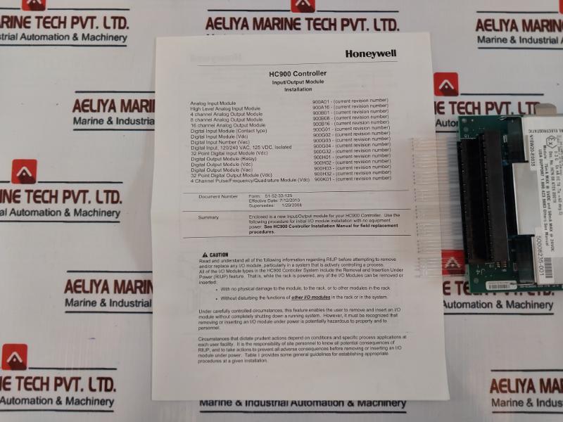 Honeywell 900A16-0001 HC900 Controller 16 Channel Analog Input Module