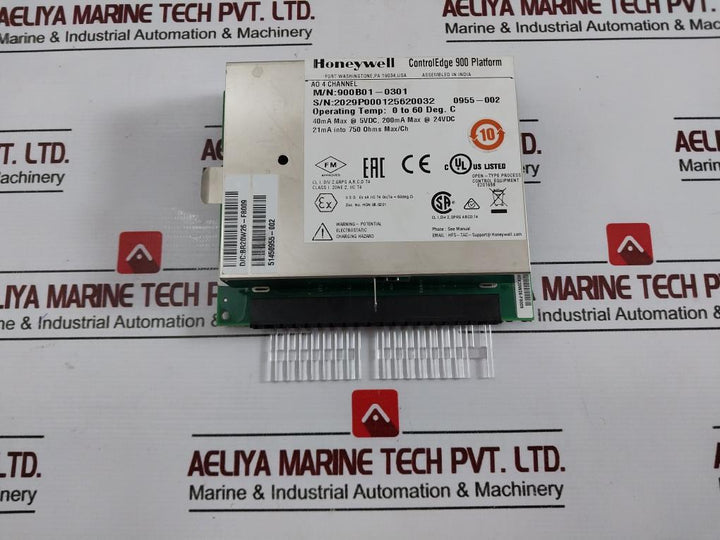 Honeywell 900B01-0301 Analog Output Module Rev.E