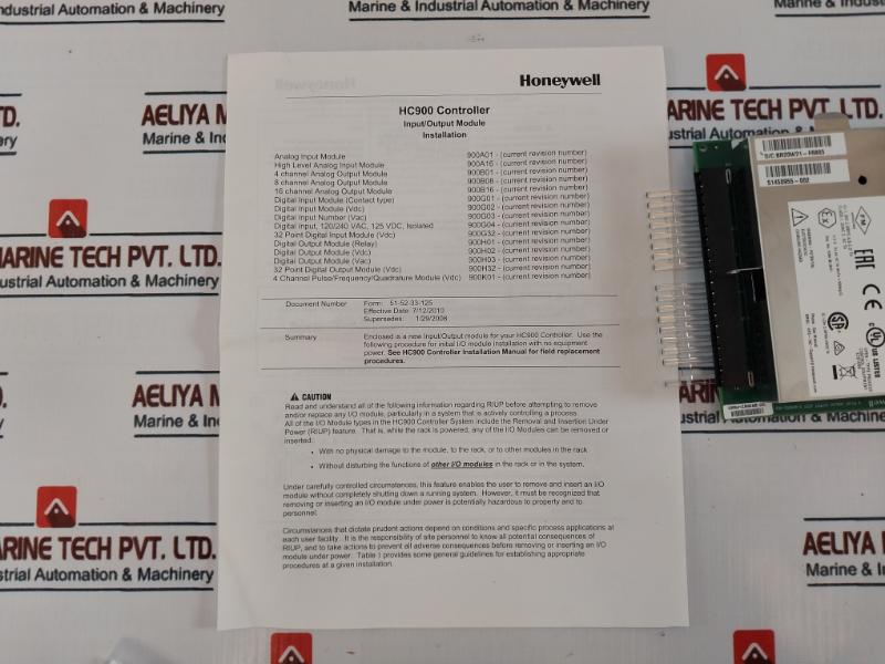 Honeywell 900B01-0301 Controledge 900 Platform 4 Channel Analog Output