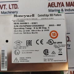 Honeywell 900B01-0301 Controledge 900 Platform 4 Channel Analog Output
