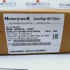 Honeywell 900B16-0202 Controledge 900 16-channel Analog Output Module