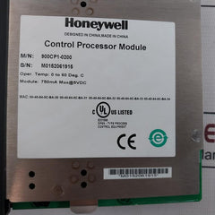 Honeywell 900Cp1-0200 Control Processor Module 750Ma Max 5Vdc