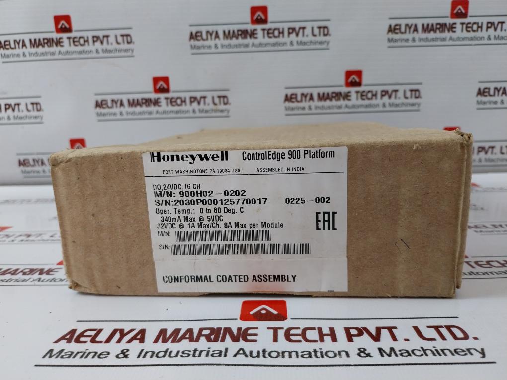 HONEYWELL 900H02-0202 Digital Output Module 24VDC 16 PT HC900 Controller 0225-002