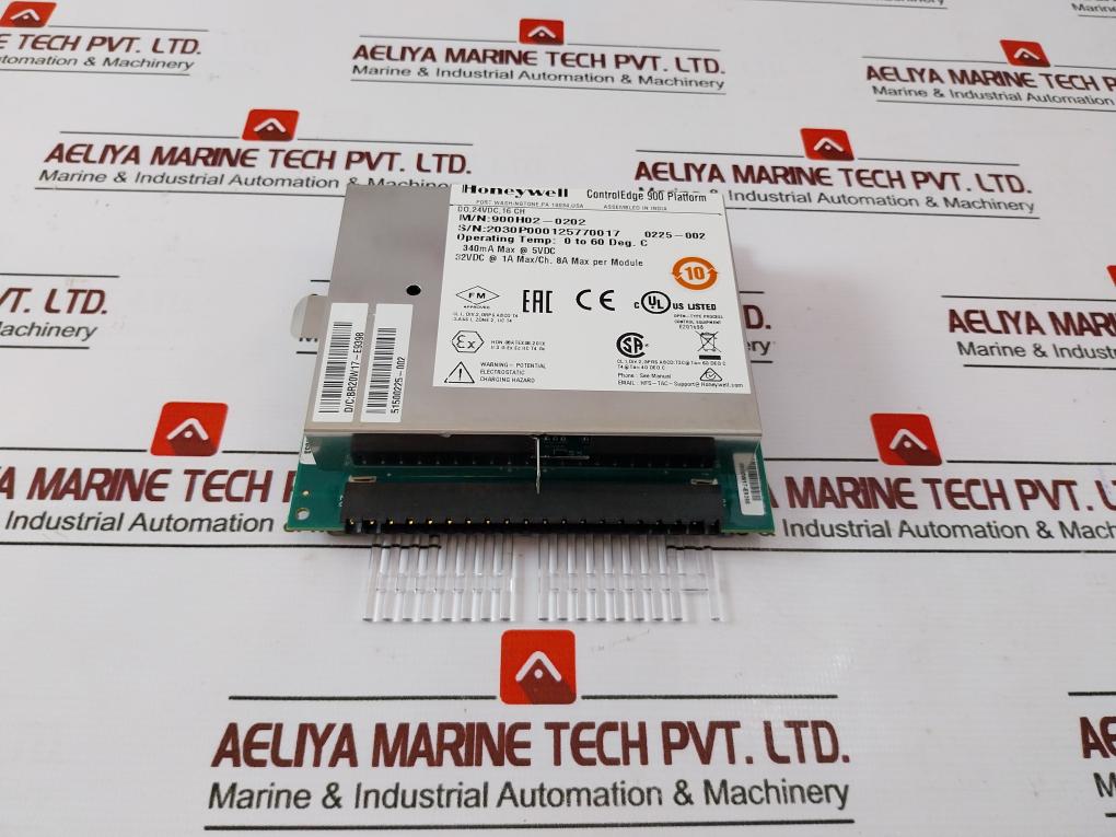 HONEYWELL 900H02-0202 Digital Output Module 24VDC 16 PT HC900 Controller 0225-002